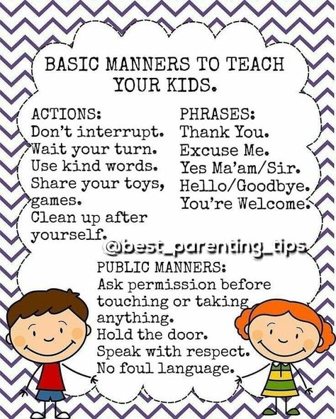 Basic Manners, Uppfostra Barn, Life Skills Kids, Manners For Kids, Positive Parenting Solutions, Parenting Knowledge, Parenting Help, Mindfulness For Kids, Smart Parenting