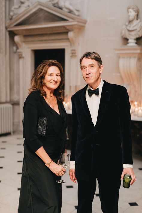 De Gournay Celebrates Lavish Houghton Hall-Inspired Design with Black Tie Dinner - Ocean Blue WORLD Couture, House In England, Houghton Hall, Hall House, Blue World, Hand Painted Wallpaper, Valentino Couture, Chinoiserie Wallpaper, Wallpaper Design