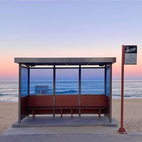 Bts Bus Stop, South Korea Landscape, Korea Landscape, Bts Laptop Wallpaper, Bts Spring Day, Bts Mv, Bts Backgrounds, Korea Travel, Bus Stop