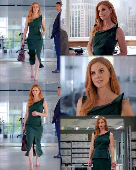 Donna Suits Hair, Suits Series Outfits, Donna Suits Outfits, Suits Tv Show Fashion, Donna Suits Quotes, Donna Paulsen Outfits, Samantha Wheeler, Harvey Donna, Donna Suits