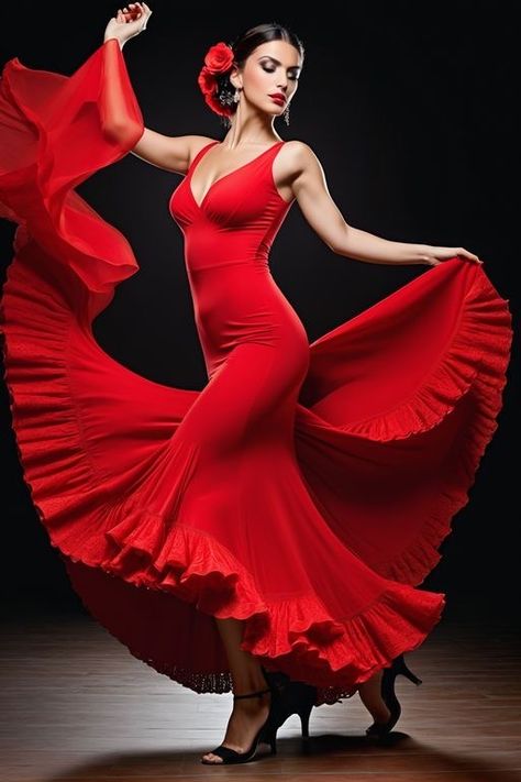 Flamenco Dancers Photography, Flamenco Outfit, Latin Dance Photography, Salsa Dancer, Dancer Photography, Spanish Dress, Dancer Pose, Spanish Dancer, Spanish Woman