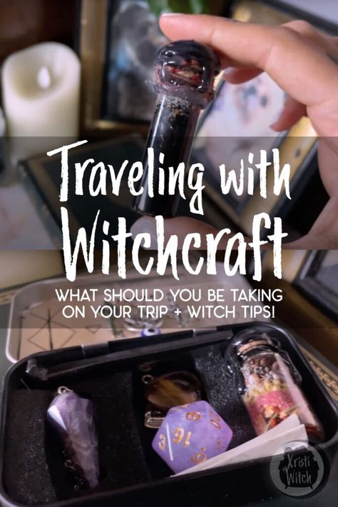 Traveling with Witchcraft: What you should be packing + witch travel tips! — Xristi Witch Witchcraft Safe Travel, Travel Witchcraft, Village Witch, Witchcraft Tools, Modern Day Witch, Spells That Actually Work, Witchcraft Altar, Witch Tips, Witch Supplies