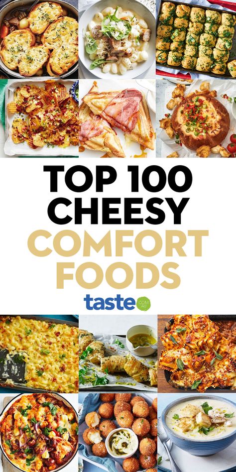 Cheesy Lunch Ideas, Cheese Lunch Ideas, Lunch Ideas Comfort Food, Dinners With Cheese, Cheesy Comfort Food Recipes, Best Cheesy Recipes, Cheesy Comfort Food, Easy Cheesy Recipes, Cheese Dinner