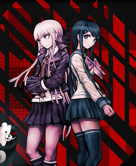 Danganronpa Official Art, Sayaka Maizono, Hope's Peak Academy, Danganronpa Thh, Kyoko Kirigiri, Danganronpa Art, Danganronpa V1, Psi Nan, Foto Top