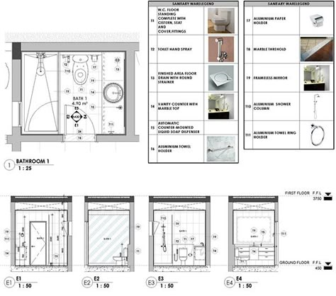 Hotel Bathrooms, Landscape Design Drawings, Shop Drawing, Interior Architecture Drawing, House Interior Design Styles, Drawing Interior, Stairs Architecture, Interior Design Drawings, Revit Architecture