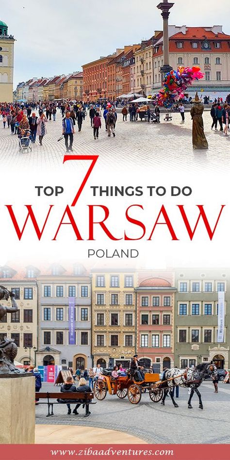 Here is the best Warsaw itinerary for travelers. Whether you are traveling solo or not, check how to best travel in Poland's capital. We look at the best things to do in Warsaw. #travel #citybreak #bestthings #travelitinerary Warsaw Itinerary, Lithuania Travel, Estonia Travel, Road Trip Europe, Eastern Europe Travel, Poland Travel, Travel Destinations Bucket Lists, Europe Itineraries, Travel Around Europe