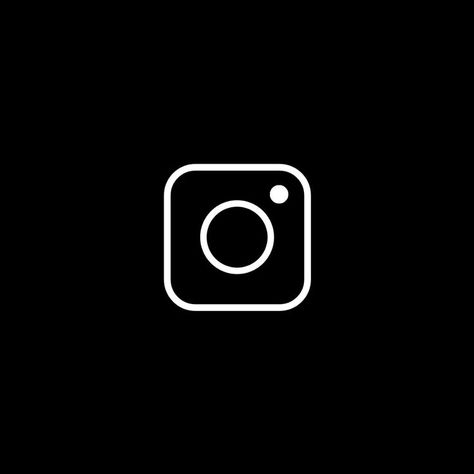 Instagram Logo White Background, Black And White Icons For Instagram, Iphone Widgets Black And White, Black And White Logos For Apps, Instagram Logo Aesthetic Black, Black Icon For Instagram, Instagram Logo Black Screen, Black App Icons Instagram, Black Logos Apps