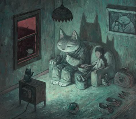 Shaun Tan, Armand Baltazar, and Gregory Manchess on Artists Becoming Authors and the Future of Graphic Storytelling | Tor.com Soreal Art Painting, Shaun Tan, Andrew Wyeth, Arte Inspo, Arte Fantasy, Art And Illustration, Childrens Illustrations, Children's Book Illustration, A Drawing