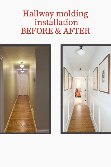 Hallway Use Ideas, Elongate Hallway, Make Narrow Hallway Look Wider, Hallway Leading To Bedroom, How To Brighten A Hallway, Hallway Kitchen Remodel, Make A Hallway Look Wider, Add Character To Hallway, How To Make Hallways Look Wider