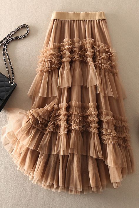 Tulle midi skirt outfit