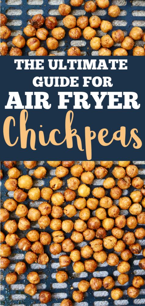 Air Fryer Chickpeas, Chicken Peas, Actifry Recipes, Chickpea Snacks, Salad Toppers, Air Fryer Oven Recipes, Wholesome Snacks, Air Fry Recipes, Salad Toppings