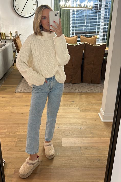 Wedge Turtleneck Sweater curated on LTK White Oversized Turtleneck Outfit, Styling White Turtleneck, Chunky Turtleneck Sweater Outfits, White Turtleneck Sweater Outfit, Turtle Neck Sweater Outfits, Slouchy Sweater Outfits, White Turtle Neck Outfit, Turtle Neck Sweater Outfit, Turtleneck Sweater Outfit