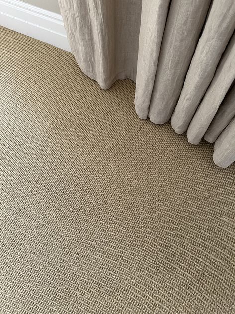 Replacing Our Upstairs Carpet Wall To Wall Sisal Carpet, Sisal Look Carpet, Best Carpet For Pets, Home Office Carpet Ideas, Sisal Carpet Living Room, Berber Carpet Living Room, Sisal Carpet Bedroom, Upstairs Carpet Ideas, Carpet With Rug On Top