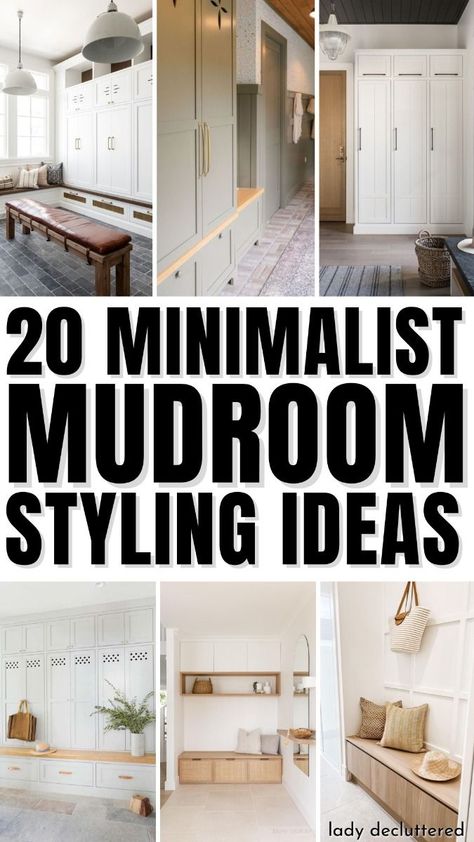 [SponsoredPost] Mudrooms Are Often The Overlooked Heroes Of Our Homes, Serving As The Entryway For Our Daily Comings And Goings.Unfortunately, They Also Tend To Be Clutter Magnets, Filled With Shoes, Coats, And Miscellaneous Items That ArenT Always Aesthetically Pleasing.If YouVe Been Feeling Overwhelmed By The Chaos In Your Mudroom, ItS Time To Consider An Approach On Minimalist Mudroom Decor Ideas. #shoestorageideasforentryways Minimalist Mudroom, Mudroom Decor Ideas, Laundry/mudroom Ideas, Mudroom Laundry Room Ideas, Small Mudroom Ideas, Mudroom Cubbies, Mudroom Storage, Mudroom Remodel, Floor To Ceiling Cabinets