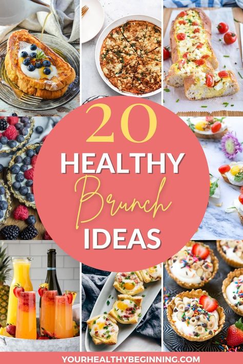 Healthy Brunch Food Ideas, Healthy Easy Brunch Ideas, Sunday Brunch Ideas Healthy, Healthy Breakfast For Party, Brunch For Diabetics, Easter Brunch Healthy Recipes, Healthy Breakfast Party Ideas, Healthy Brunch Appetizers, Brunch Ideas Healthy Easy