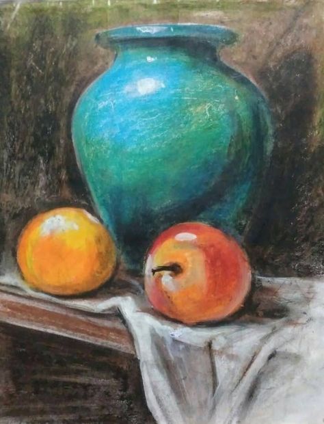 Soft Pastel Still Life, Pencil Colour Painting, Chalk Pastel Art, Soft Pastels Drawing, Oil Pastel Drawings Easy, Soft Pastel Art, Beautiful Art Paintings, Oil Pastel Art, Oil Pastel Drawings