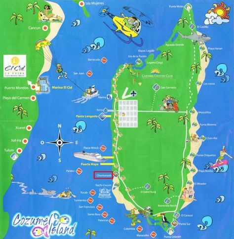 Activities On Cozumel | Large Cozumel Maps for Free Download | High-Resolution and Detailed ... Cozumel Map, Cozumel Cruise, Cozumel Island, Cruise Life, Tulum Hotels, Western Caribbean, Cozumel Mexico, Puerto Morelos, Maui Vacation