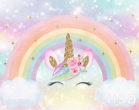 Unicorn Flower Backdrop, Unicorn Birthday Backdrop, Unicorn Birthday Banner, Birthday Backgrounds, Cake Table Backdrop, Unicorn Birthday Decorations, Unicorn Backdrop, Table Backdrop, Circus Decorations