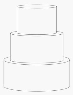 Blank cake design template- 3 tier Cake Business Plan, Diy Wedding Desserts, Diy Wedding Cake Topper, Cake Sketch, Cake Drawing, Cake Base, Cake Templates, Diy Wedding Cake, Cake Shapes