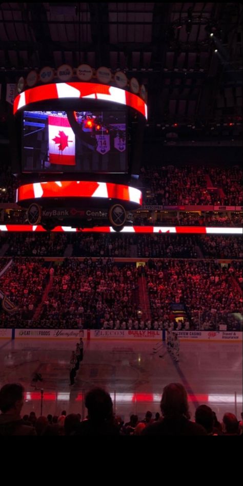 Hockey Game Aesthetic, Canada Hockey Aesthetic, Team Canada Hockey Wallpaper, Hockey Canada Wallpaper, Hockey Athstetic, College Ice Hockey Aesthetic, Dark Ice Hockey Aesthetic, Team Canada Hockey, Hockey Wife