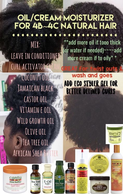 Healthy 4c Natural Hair Tips, Best Natural Hair Moisturizer, Best Hair Cream For Natural Hair, Hair Oils For 4c Hair, How To Oil 4c Hair, Hair Growth 4c Natural, Hair Creams For Natural Hair, Defining Curls Natural Hair 4c Products, Oils That Grow Natural Hair