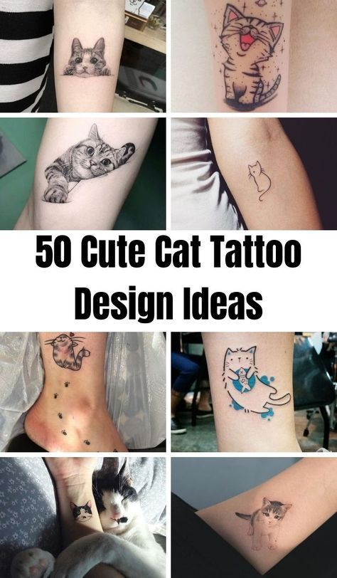 Tiny Kitty Tattoos, Kitten Paws Tattoo, Cat Tattoo Designs For Women, Small Tattoo Cat Ideas, Small Tattoos Of Cats, Artistic Cat Tattoo, Beautiful Art Tattoos, One Eye Cat Tattoo, Small Cat Face Tattoo