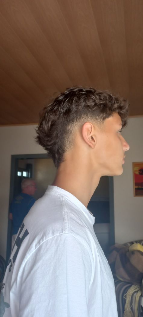 Haircut Ideas Men Short, Modern Guy Haircut, Hair Inspo Men Short, Modern Man Hairstyles, Mullet With A Fade, Taper Fringe Boys, Straight Hair Mens Haircuts, Mens Taper Mullet, Low Taper Fade Haircut Mullet