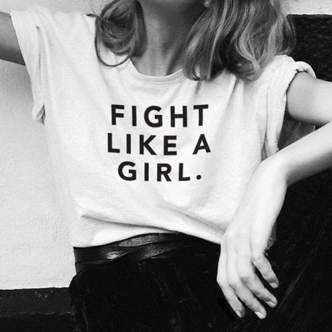 Statement Shirts, Women Feminism, Feminist Tees, Gareth Pugh, Shirts Women Fashion, Like A Girl, Psychobilly, Rock Chic, Style Punk