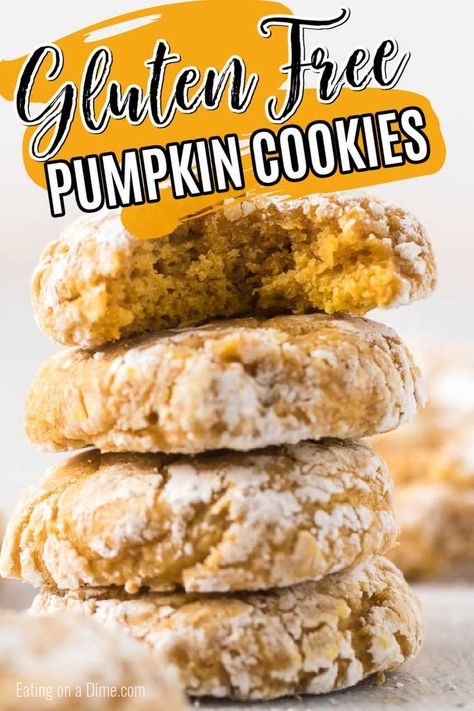 Gluten And Dairy Free Pumpkin Bars, Gluten Free Canned Pumpkin Recipes, Gf Pumpkin Desserts Easy, Grain Free Pumpkin Recipes, Gluten Free Pumpkin Spice Cookies, Gluten Free Pumpkin Cookies Easy, Easy Gluten Free Pumpkin Desserts, Gluten Free Pumpkin Desserts Easy, Gluten Free Dairy Free Pumpkin Recipes