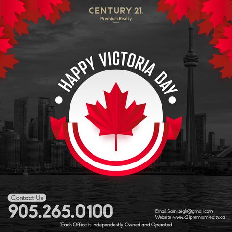 May the sweet memory of the magnificent queen make your Victoria Day special! Enjoy the day with your family and loved ones! . . . #Century21 #Century21PremiumRealty #RealEstateBrokerage #HappyVictoriaDay2023 #VictoriaDay2023 #HappyVictoriaDay #VictoriaDay #NJMarketingcanada #Mississauga #Brampton #Milton #Toronto #GTACanada #GTALocal #Oakville #Vaughan #Ontario #Canada Victoria Day Canada, Victoria Day, Enjoy The Day, Sweet Memories, Ontario Canada, Real Estate Brokerage, The Sweet, Ontario, Toronto