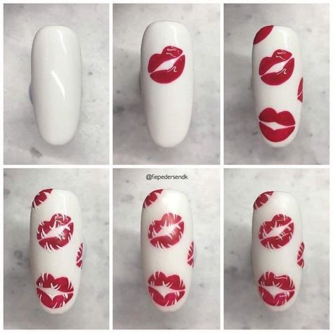 Nails Ideas Nail Art, Nail Art Inspo, Quick Nail Art, Pop Art Nails, Unghie Nail Art, 2024 Nails, Art Deco Nails, Valentine Nail Art, Nail Drawing