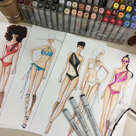 See this Instagram photo by @paulkengillustrator • 5,590 likes Marker Portrait, Suit Drawing, Inspiration Illustration, Fashion Artwork, Fashion Sketch, Fashion Illustration Sketches, Swimsuit Design, Sketch Markers, Fashion Figures