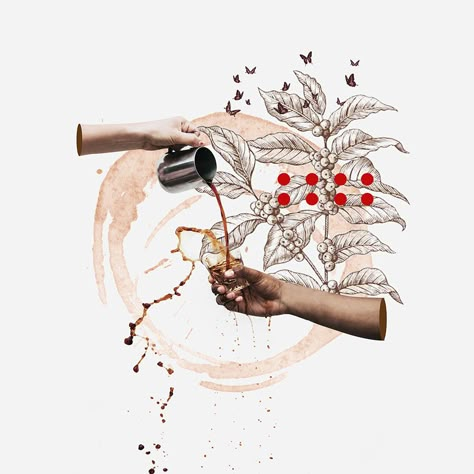 • Morning Coffee • #mavantri #marcovannini #collage #digitalcollage #collageartist #digitalartist Coffee Inspired Art, Coffee Collage Art, Coffee Illustration Artworks, Coffee Art Illustration, Coffee Illustration Art, Coffee Mural, Cafe Collage, Coffee Collage, Coffee Designs Art