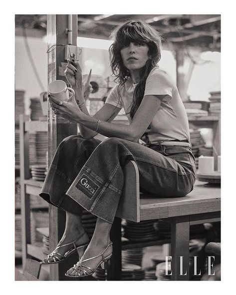 Instagram Lou Doillon Style, Lou Douillon, French Style Icons, Valery Kaufman, Gucci Jeans, Catherine Mcneil, Caroline Vreeland, Lou Doillon, Old Hollywood Stars