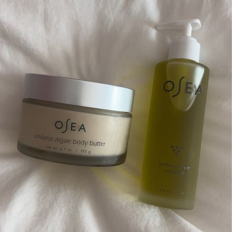 Osea Undaria Algae Body Oil, Osea Body Butter, Osea Malibu Body Oil, Osea Body Oil, Osea Skincare, Body Care Essentials, Osea Malibu, Natural Body Butter, Routine Aesthetic