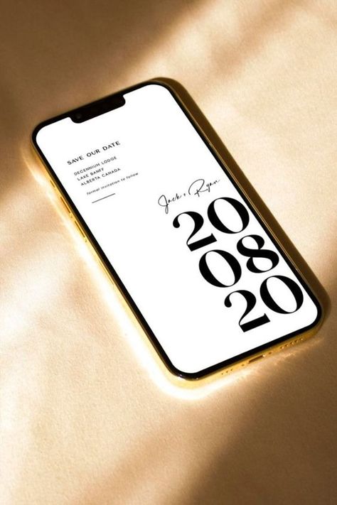 Save The Date Social Media Post, Save The Date Online Invitations, Save The Date Event Design, Digital Invitations Wedding Design, Save The Date Ideas Digital, Save The Date Digital Design, Wedding Invitations Electronic, Email Save The Date, Digital Save The Date Ideas