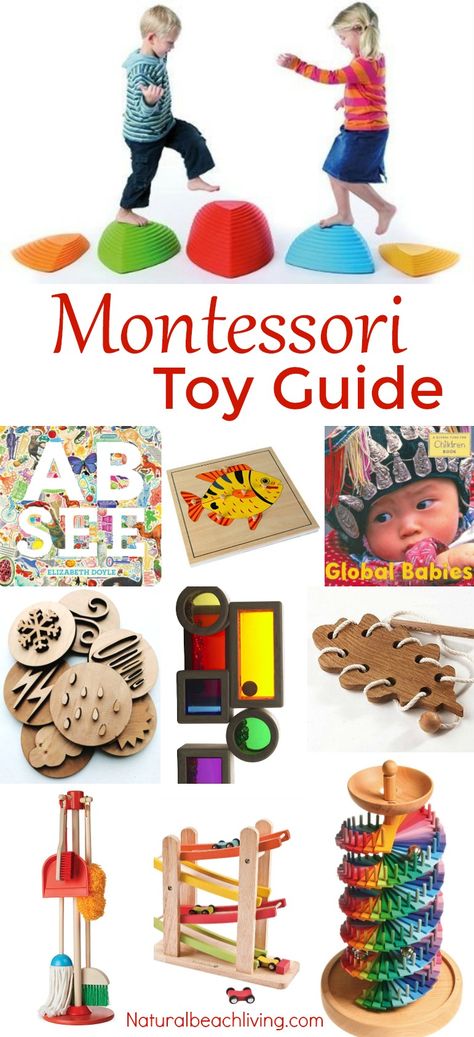 The Best Montessori Toy Guide for 3-6 Year Olds, Montessori Toys, Montessori Toys for Preschoolers, Montessori practical life, Sensory, Outdoor toys, Montessori gifts, #Montessori #giftideas #Montessoriathome Montessori Gifts, Best Montessori Toys, Playroom Montessori, Montessori Activities Preschool, Toy Guide, Montessori Playroom, Toys Montessori, Best Educational Toys, Trendy Toys