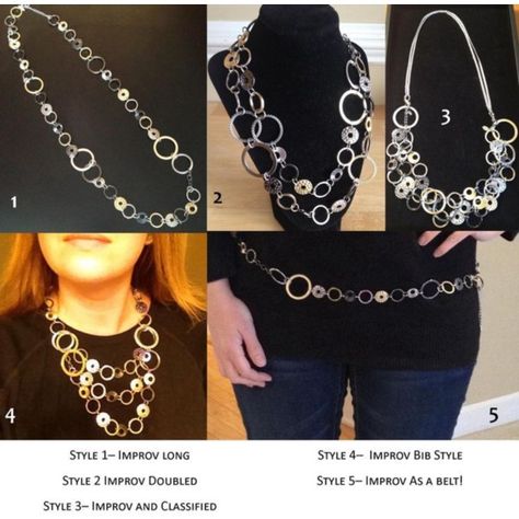 Improv Necklace Versatility! find at www.liasophia.com/wrightjewlery Lia Sophia, Put A Ring On It, Long Style, Chanel Deauville Tote Bag, Fall Wardrobe, 5 Ways, Frosting, Favorite Jewelry, Beautiful Jewelry