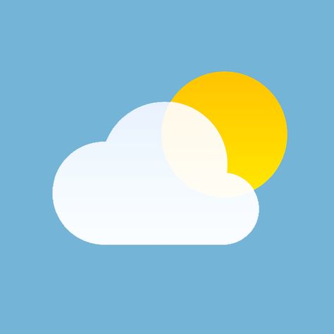 Weather Icon Aesthetic, Weather App Icon, Apps Aesthetic, App Logos, Widget Board, Weather Icon, Weather App, Apple Apps, Weather Icons