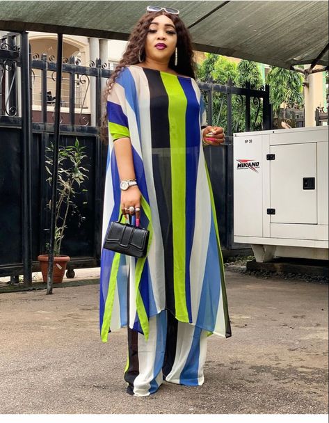 Bubu Styles, Materials Gown Style, Chiffon Styles, Long Gown Styles, Bubu Gown Styles, Stylish Naija, 2piece Outfits, Chic Dress Classy, African Wear Dresses