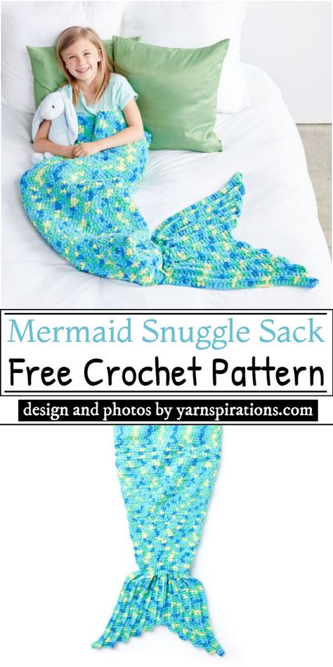 Crochet Mermaid Tail Pattern Free Kids, Mermaid Tail Crochet Pattern, Crochet Mermaid Tail Pattern Free, Crochet Mermaid Blanket Pattern, Mermaid Blanket Pattern, Mermaid Crochet Pattern Free, Free Mermaid Tails, Crochet Snuggle Sack, Crochet Snuggle