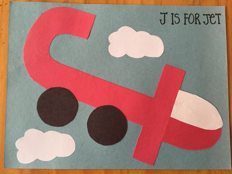 Jet Craft Preschool, J Is For Jet Craft Preschool, J Is For Craft Preschool, Letter J Projects For Preschool, Letter J Arts And Crafts For Preschool, Preschool J Crafts, J Art Preschool, J Crafts For Preschool, Letter J Art Preschool