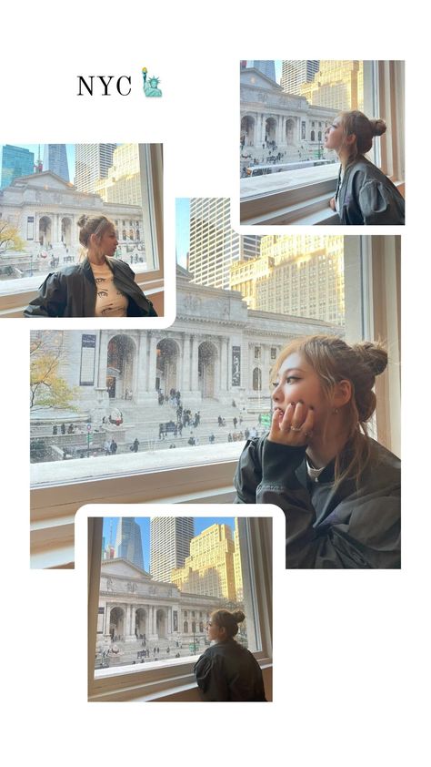 NINGNING IN NYC Myday Stories Ideas Layout, Instagram Stories Multiple Pictures, Four Photos Insta Story, Insta Story Layout Ideas 3 Pics, Cute Instagram Story Layout, Instagram Story Ideas 4 Photos, New York Ig Stories, Layout Photo Instagram, Cute Insta Story Layout