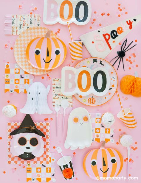 The Best Pink Halloween Party Themes Cute Pink Halloween, Pink Halloween Party, Hippie Halloween, Halloween Bash, Halloween Dinner, Pumpkin Party, Halloween Party Supplies, Halloween Icons, Birthday Halloween Party