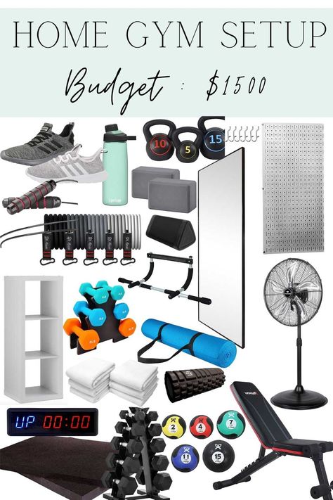 Best Home Gym Setup, Garage Gym Design, Gym Shed, Home Gym On A Budget, Home Gym Basement, Gym Organizer, Building A Home Gym, Home Gym Set, Dream Home Gym