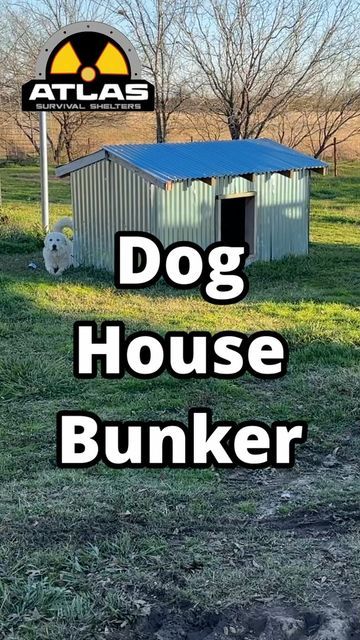 Underground Dog House, Prepper Bunker, Underground Bunker Plans, Underground Survival Shelters, Luxury Bunkers, Doomsday Bunker, Prepper Gear, Underground Shelter, Doomsday Prepper