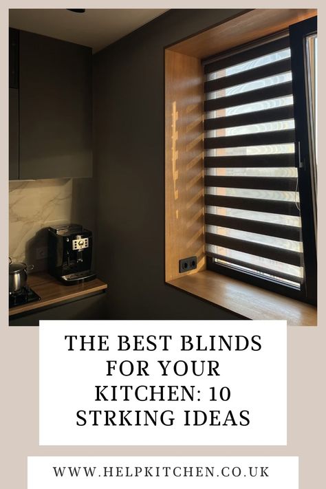 Blinds can be a great way to boost the style and functionality of your kitchen, but how do you know which ones are best? In this comprehensive guide, we’ll break down 10 of the most popular blinds for kitchens, why they’re good for your kitchen, how to pick the right blinds, and how to fit them. Contemporary Kitchen Blinds, Blinds For Kitchen Window Ideas Modern, Horizontal Blinds For Windows, Blind For Kitchen Window, Kitchen Blinds Ideas Above Sink Modern, Kitchen Blinds Ideas Modern, Blinds For Kitchen Window, Kitchen Window Blinds Over Sink, Faux Wood Blinds Kitchen