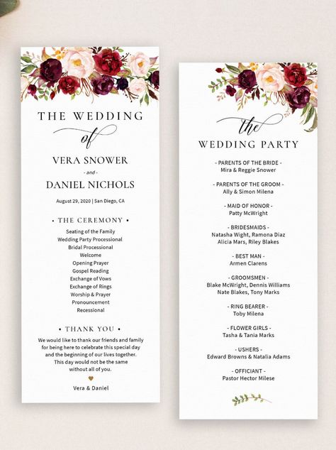 Free Editable Wedding Ceremony Order Template  Example Wedding Program Template Free, Ceremony Template, Order Of Wedding Ceremony, Order Of Service Template, Pfp Y2k, Wedding Ceremony Programs Template, Ceremony Program Template, Diy Wedding Programs, Jewish Wedding Ceremony