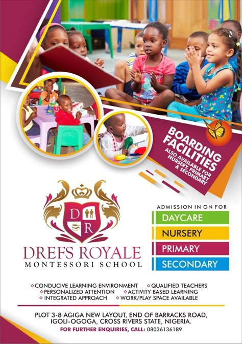 School Flier Designs, Handbill Design Graphics, Admission In Progress Flyer, Handbill Design Flyers, School Flyer Design Creative, School Pamphlet Design, Handbill Design, School Flyer Design, Services Flyer Design