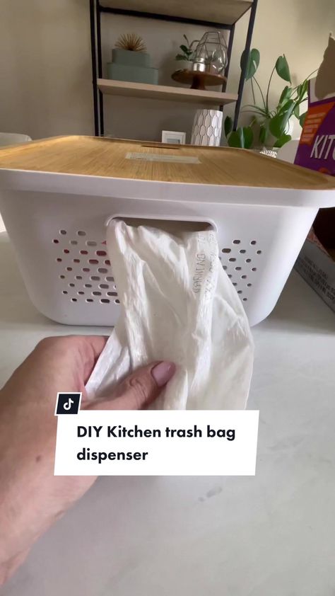 Kitchen Trash Bag Dispenser, Trash Bag Holder, Garbage Bag Storage Ideas, Diy Trash Bag Dispenser, Garbage Bag Storage, Trash Bag Dispenser, Trash Bag Storage Ideas, Garbage Bag Holder, Dispenser Diy